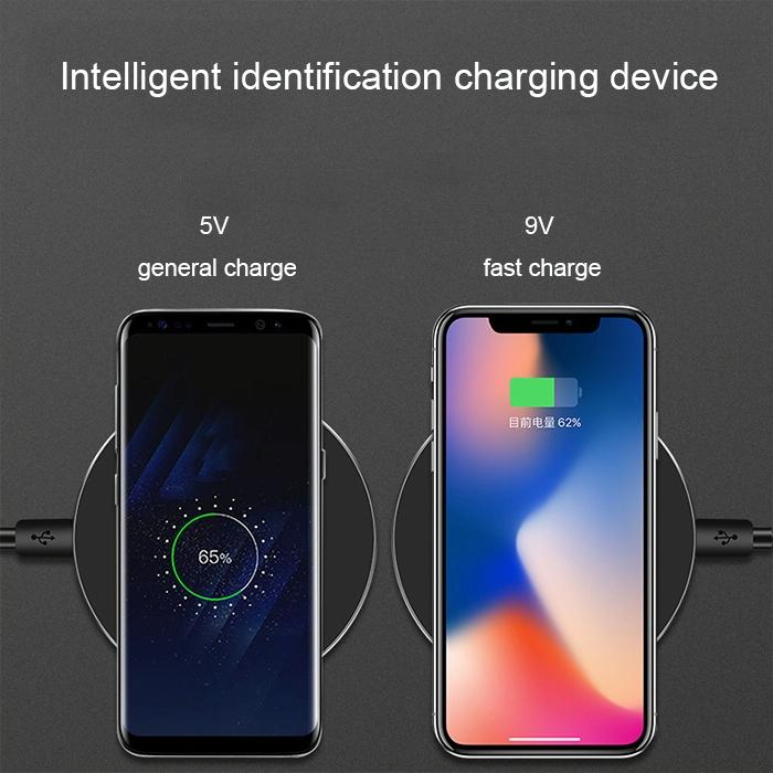 Ultra Thin Wireless Fast Charging Pad - Silver