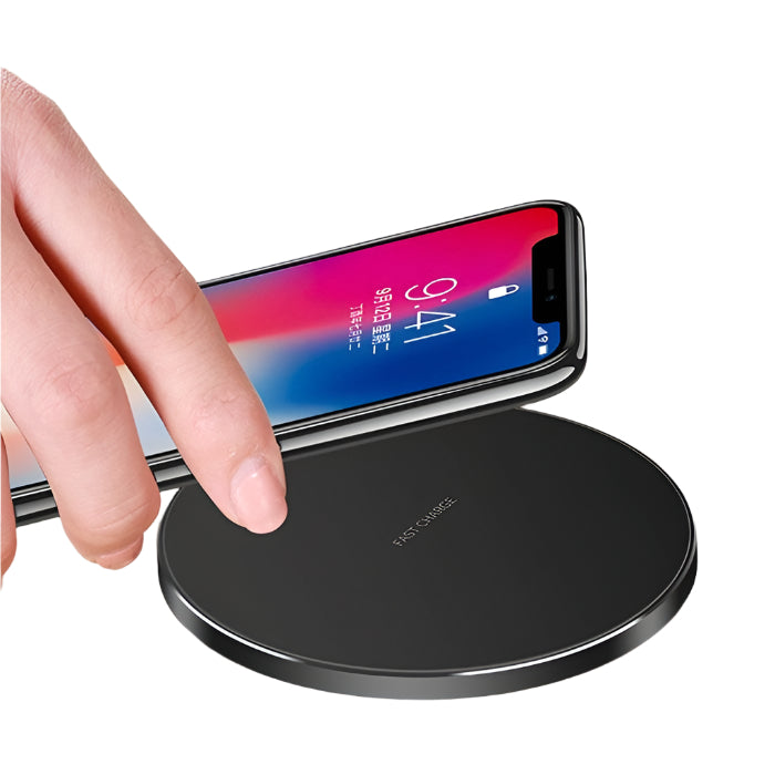 Ultra Thin Wireless Fast Charging Pad - Silver