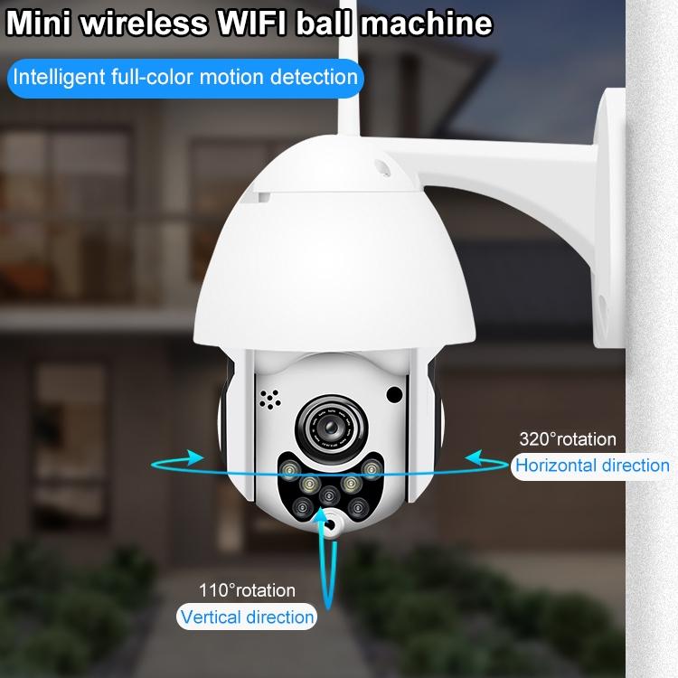 Waterproof Wifi Smart Camera With Night Vision And Motion Detection - 1080P Hd