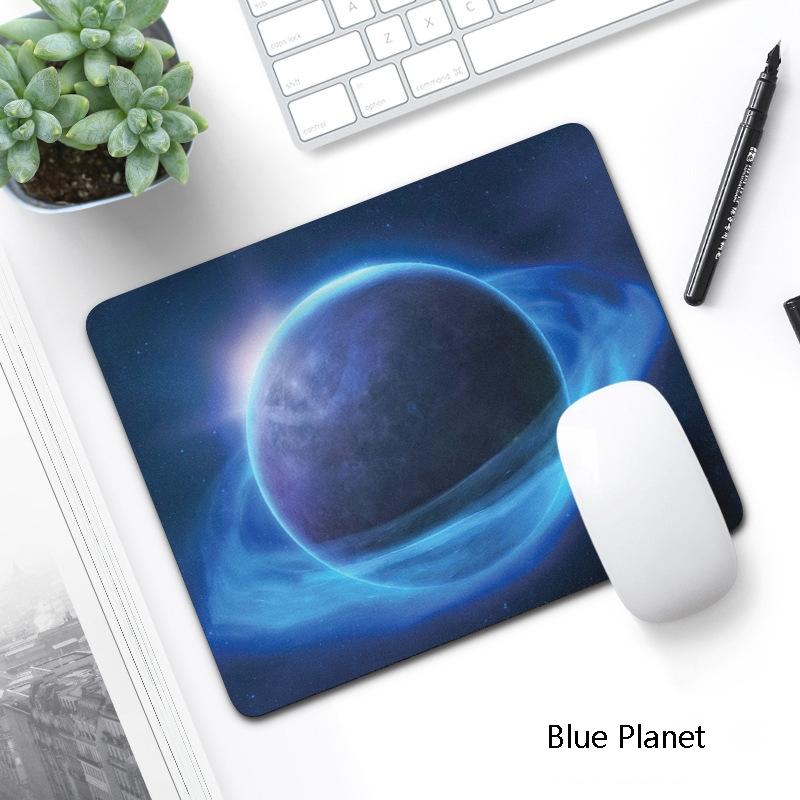 6 Piece Non Slip Mouse Pad Set 21 X 26Cm Thick Rubber Anti Skid Durable - Four Cat Claws