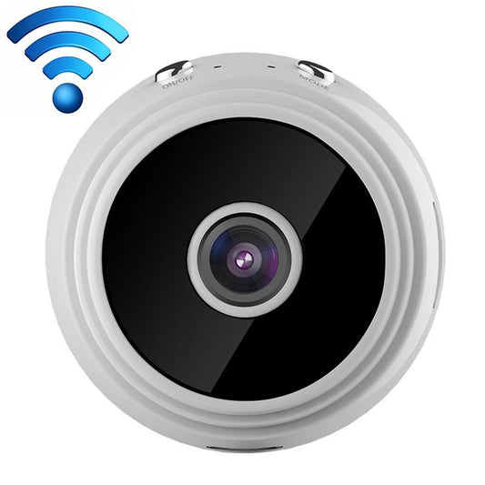 Wireless 1080P Camera With Night Vision & Motion Detection Tf Card & Bluetooth - White