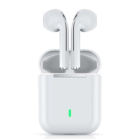 Wireless t & g J18 Bluetooth Earphones with Charging Box - White