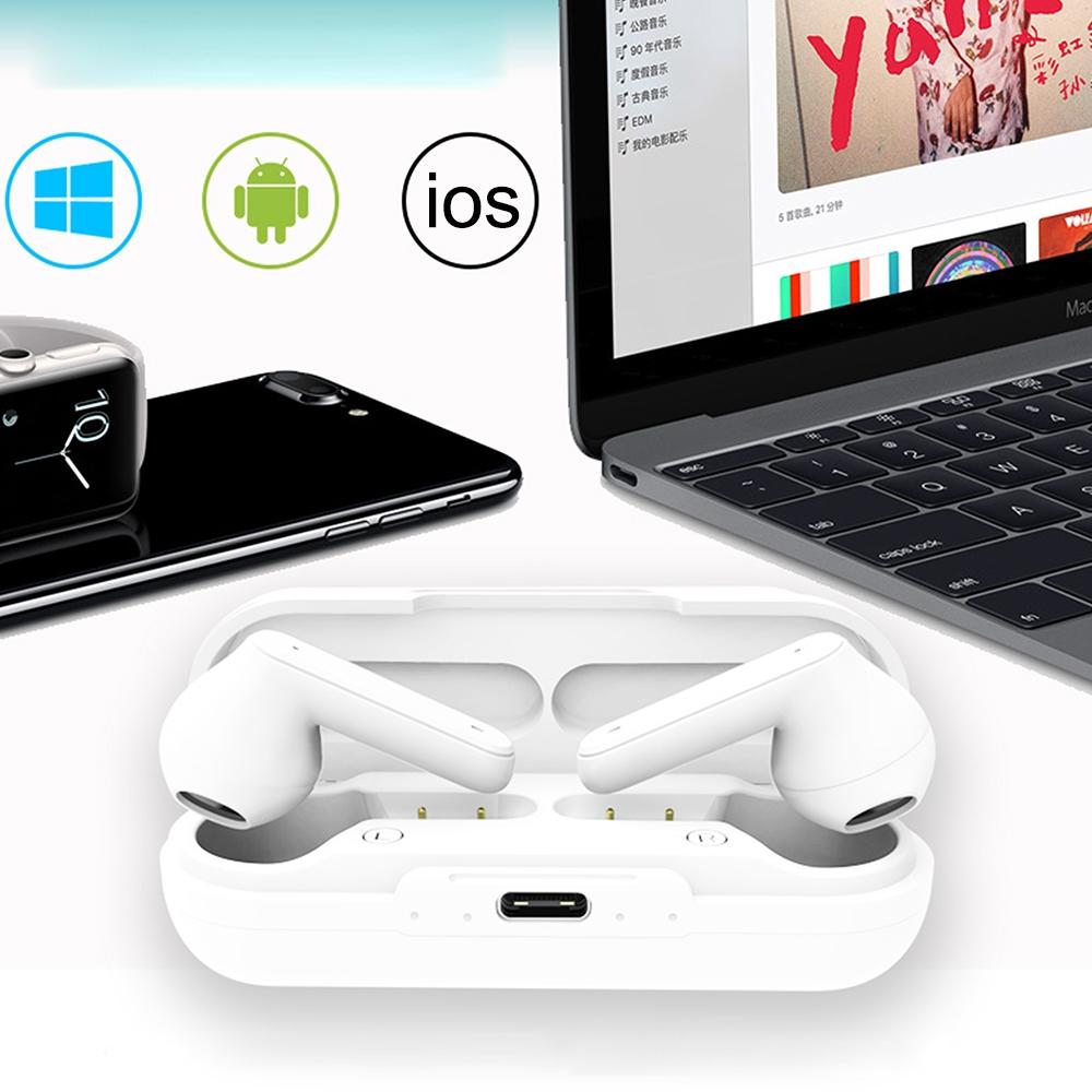 Waterproof Bluetooth Earphones with Noise Reduction and Charging Box