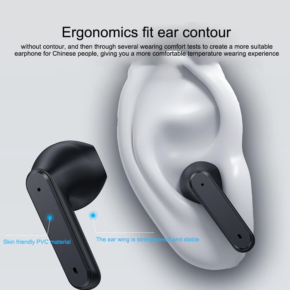 Waterproof Bluetooth Earphones with Noise Reduction and Charging Box