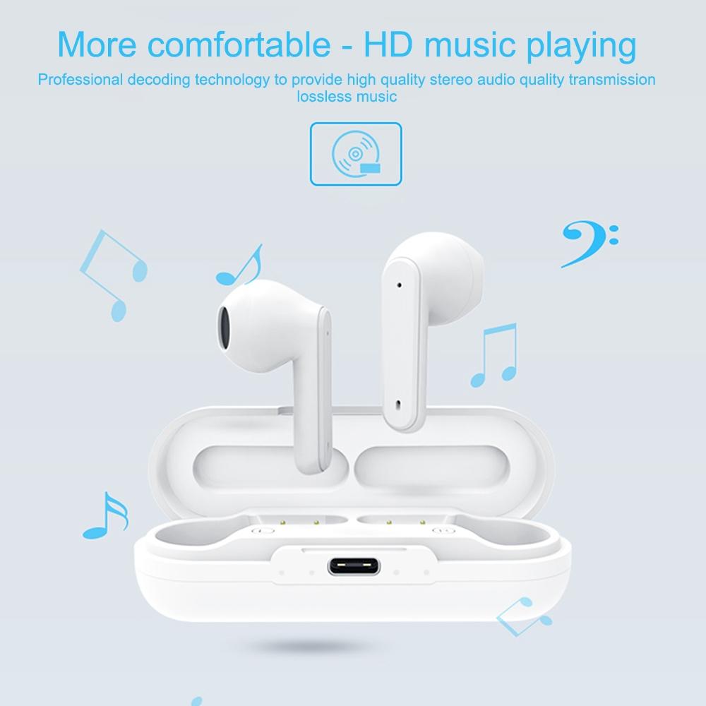 Waterproof Bluetooth Earphones with Noise Reduction and Charging Box