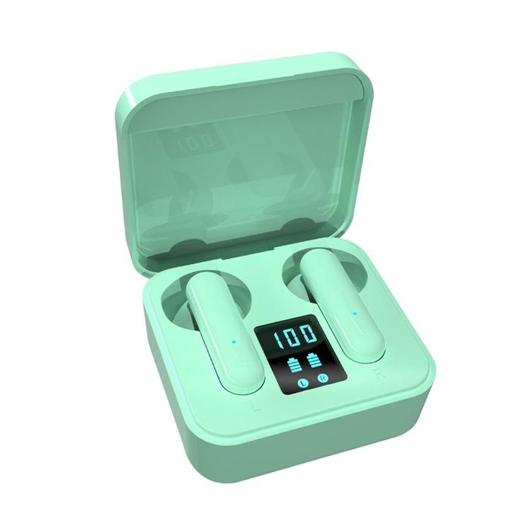 Digital Display Sports Bluetooth Earphones - Semi-in-ear - Ete-16 Tws - White