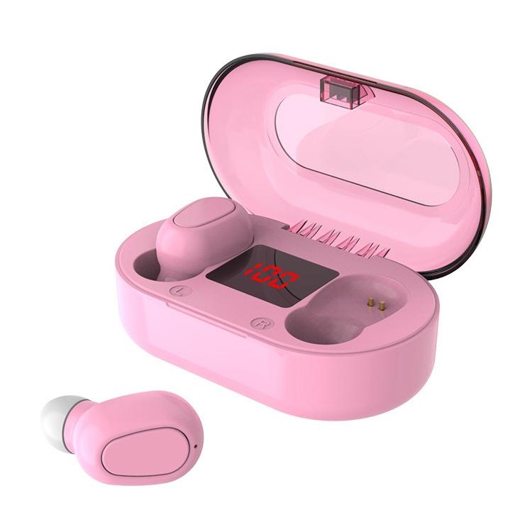 Wireless Bluetooth 5.0 Earphones with 9d Sound & Charging Box - White