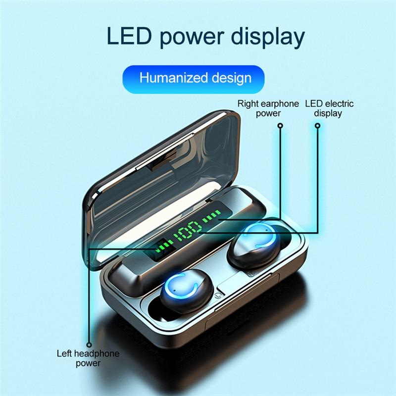 Wireless Noise-cancelling Earbuds with Charging Case - Yellow