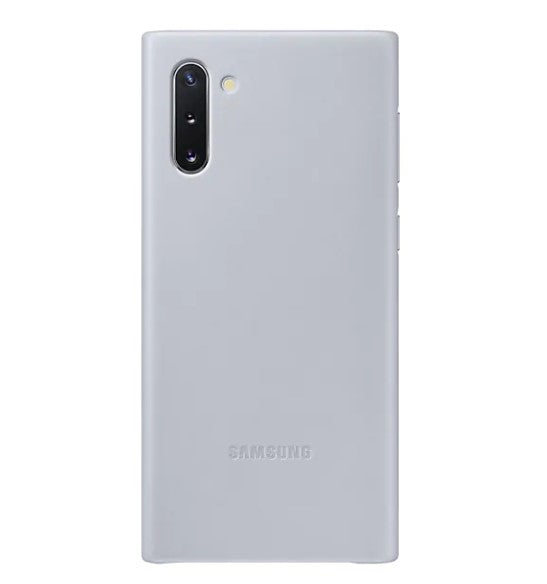 Samsung Galaxy Note 10 Leather Cover - Grey