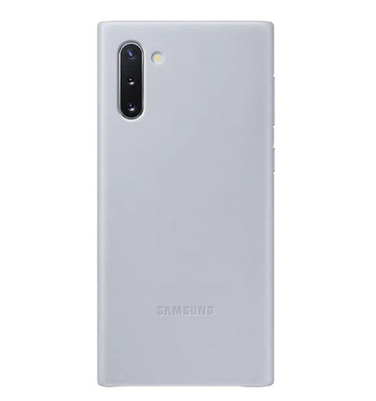 Samsung Galaxy Note 10 Leather Cover - Grey