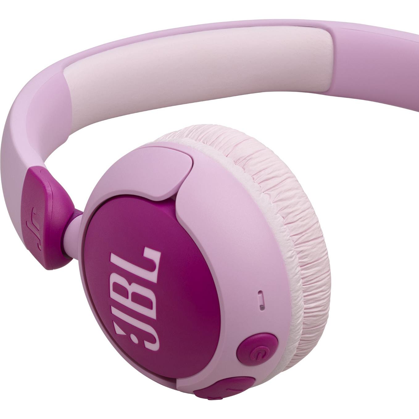 JBL JUNIOR JR320BT Wireless Bluetooth On-Ear Kids Headphones - Purple Pink