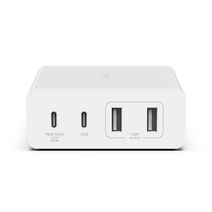 Belkin BoostCharge Pro 4-Port GaN Charger 108W Desktop Charger - White