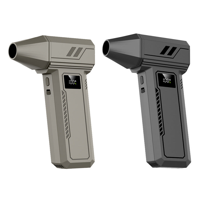 Black 100,000 Turn Compact Handheld Air Blower and Vacuum Cleaner with Dual Functionality (product without the vac attachments)