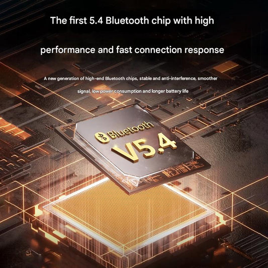 Bone Conduction Wireless Earbuds - Hi-Fi Sound with 360-Degree Design and Fitness Tracking(black)