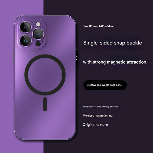 Innovative Detachable Backplate Case for iPhone 14 Pro Max with Strong MagSafe Compatibility(Gold)