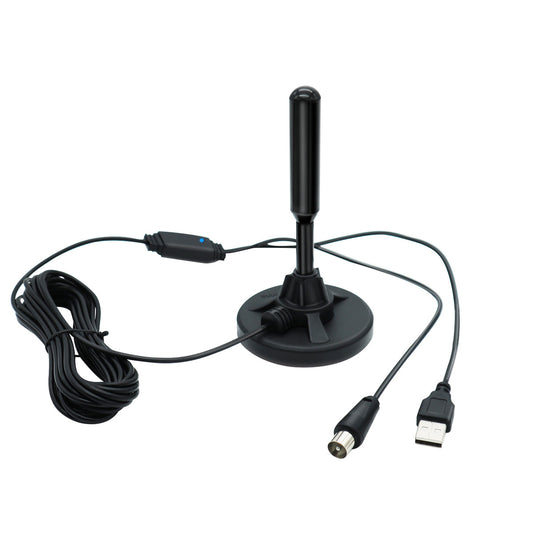 HD 4K Digital TV Antenna - 22dB High Gain, Long Range Reception with 5m Cable & IEC Connector