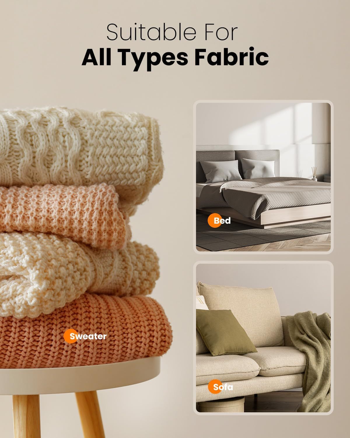 Dual-Head Electric Lint Remover - USB-C Rechargeable, LED Display, 4-Size Honeycomb Mesh(Pink)