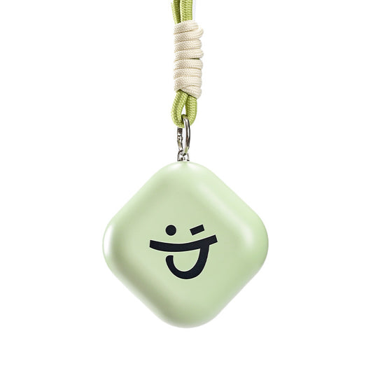 Green Cute Block Hand Warmer - Fast Heating Portable Electric Warmer with Lanyard