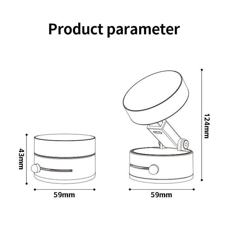 Gray Foldable Vacuum Suction Phone Stand for Navigation and Calls