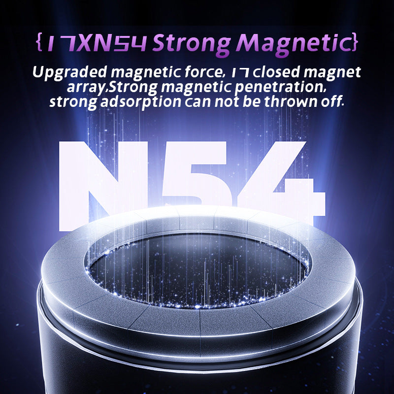 Black Foldable Vacuum Suction Phone Stand for Navigation and Calls