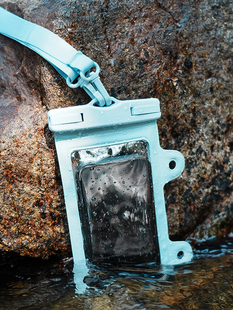 Mint Green 2-Pack Universal IPX8 Waterproof Phone Pouch with Lanyard - Touch Sensitive Case for Swimming & Outdoor Sports