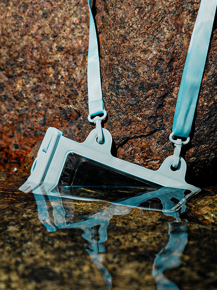 Green 2-Pack Universal IPX8 Waterproof Phone Pouch with Lanyard - Touch Sensitive Case for Swimming & Outdoor Sports