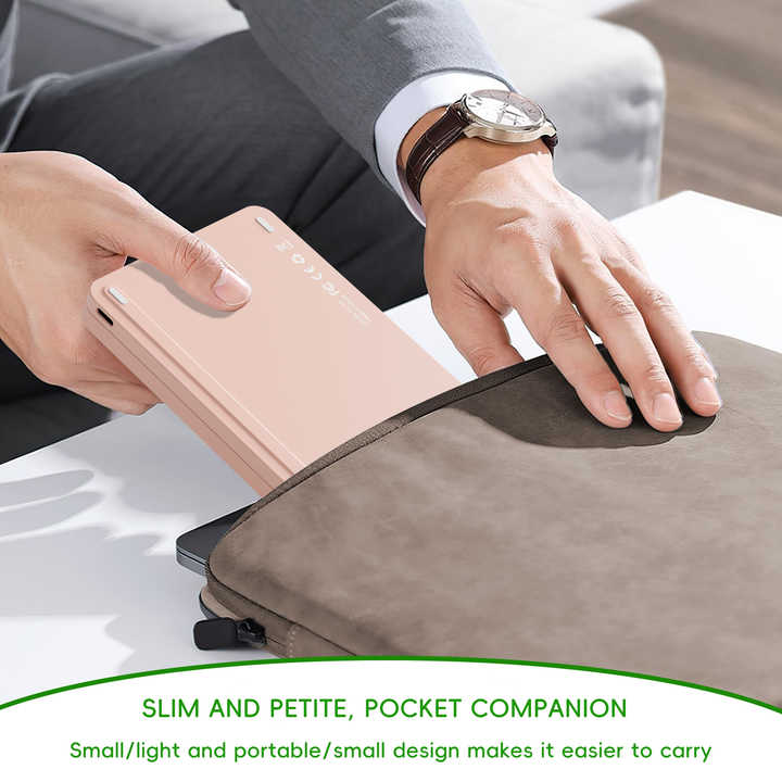 White Ultra-Slim Foldable Bluetooth Keyboard - Portable Wireless Rechargeable Travel Keyboard for iOS Android Windows Devices