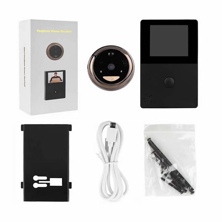 Smart Wifi Video Doorbell With 2.8 Oled Screen 1.0Mp Camera And 32Gb Tf Card Support-1915197667718336516
