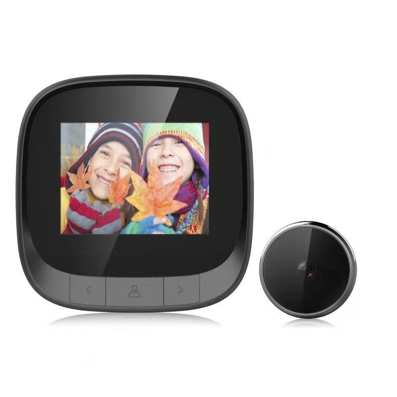 2.4 Screen Digital Peephole Viewer With 0.3Mp Camera And Door Bell-1915197756474003456