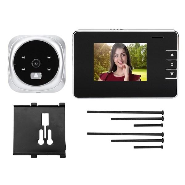 2.8 Screen Digital Peephole Door Bell With 0.3Mp Camera-1915197585149267972