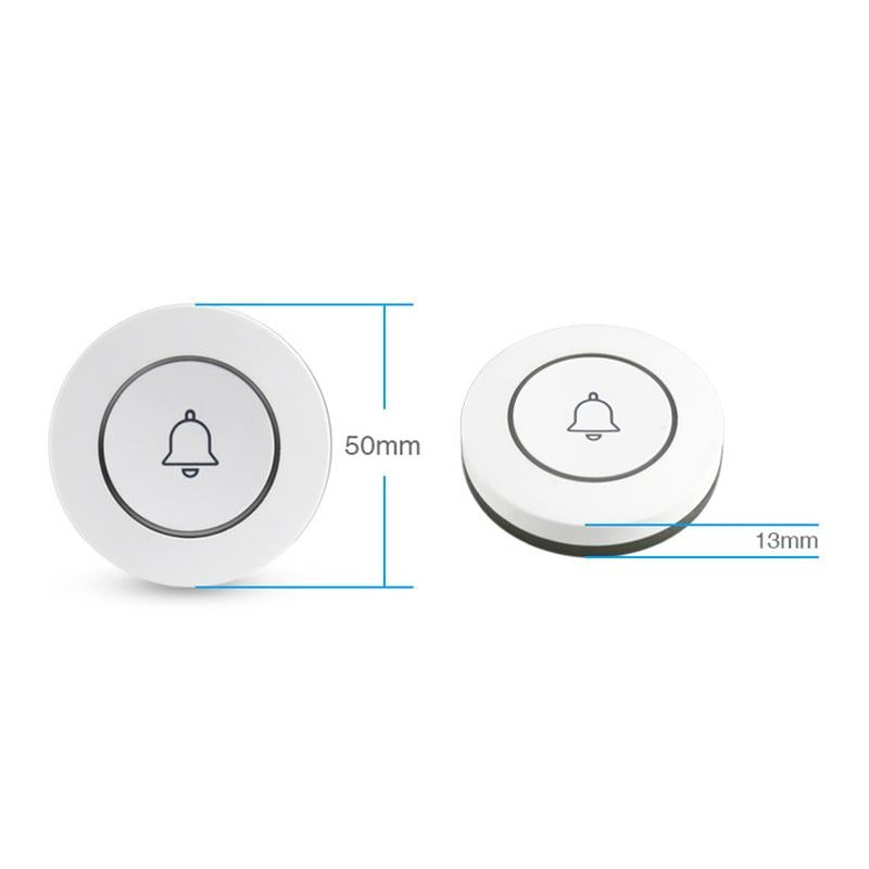 Anti-Theft Wireless Doorbell Button Alarm - Compact-1915198012779532292