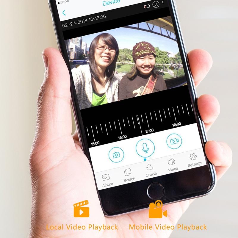 Smart Wifi Video Doorbell With Motion Detection & Two-Way Intercom - White-1915196627350589442