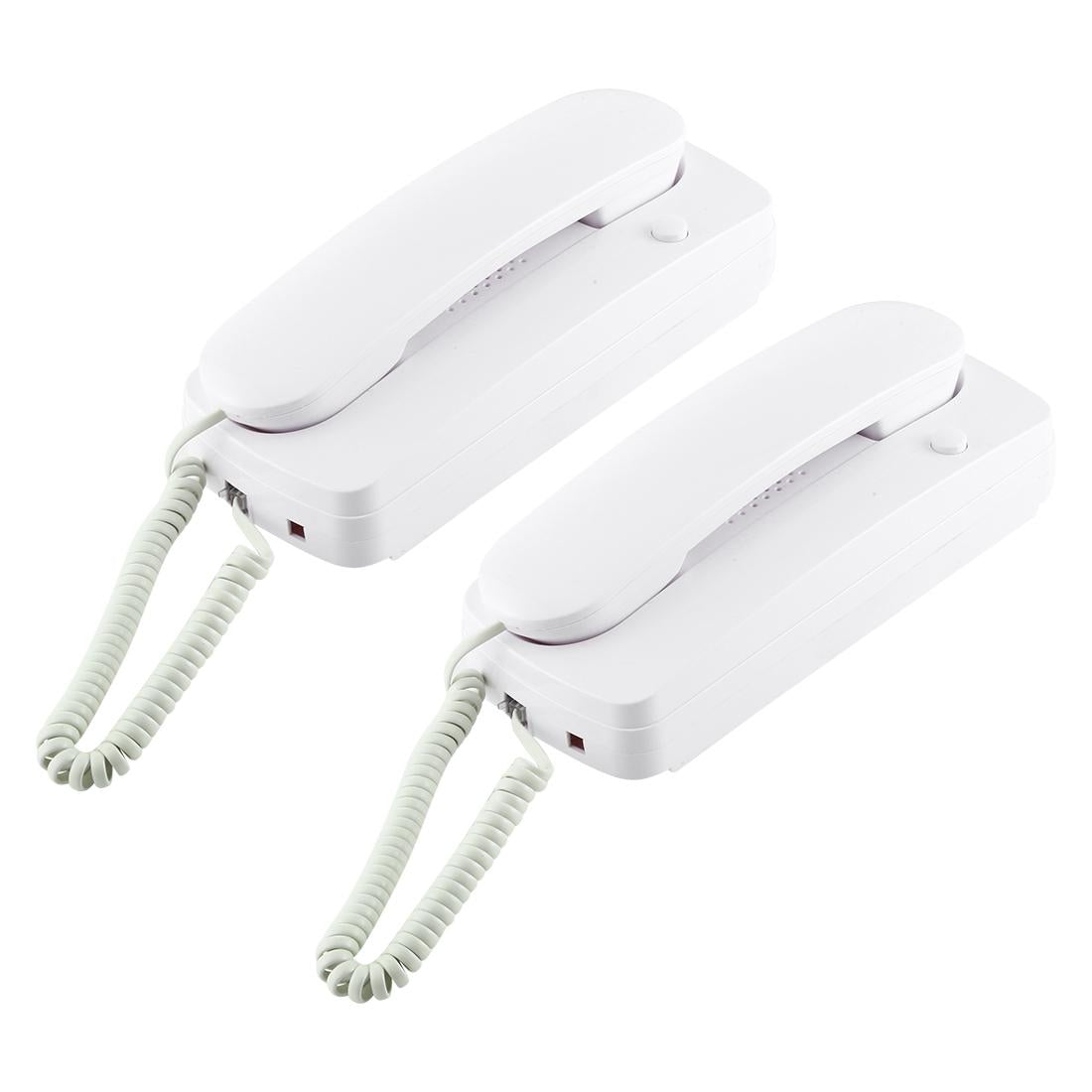 High-Definition Wired Intercom Doorphone - Two-Way Communication White-1915196639291772929