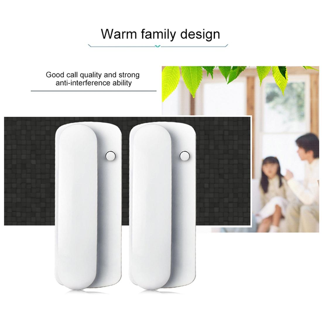 High-Definition Wired Intercom Doorphone - Two-Way Communication White-1915196639291772934