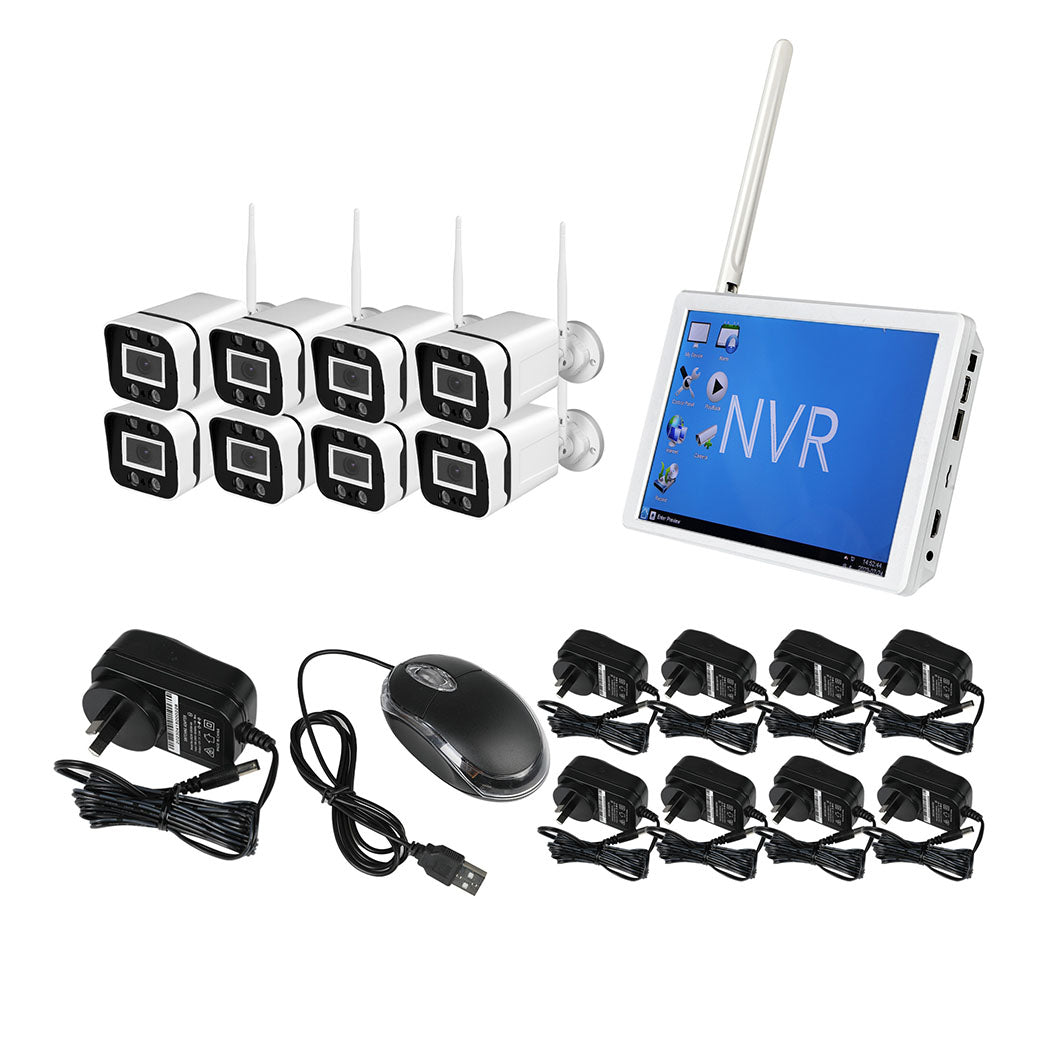 Wireless Security Camera System Set Square-1910112819836227584