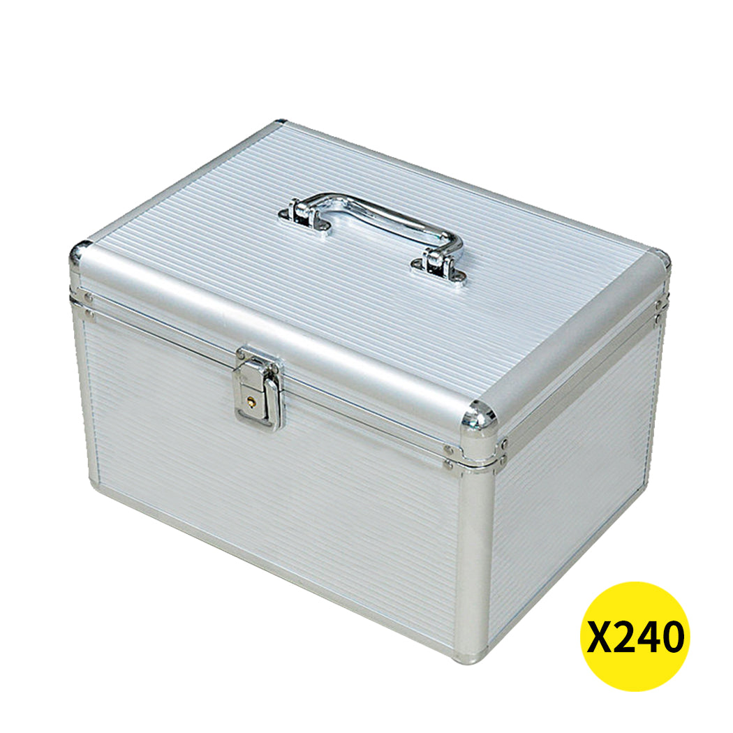 240 Discs Aluminium CD DVD Cases Bluray-1910112550465441792