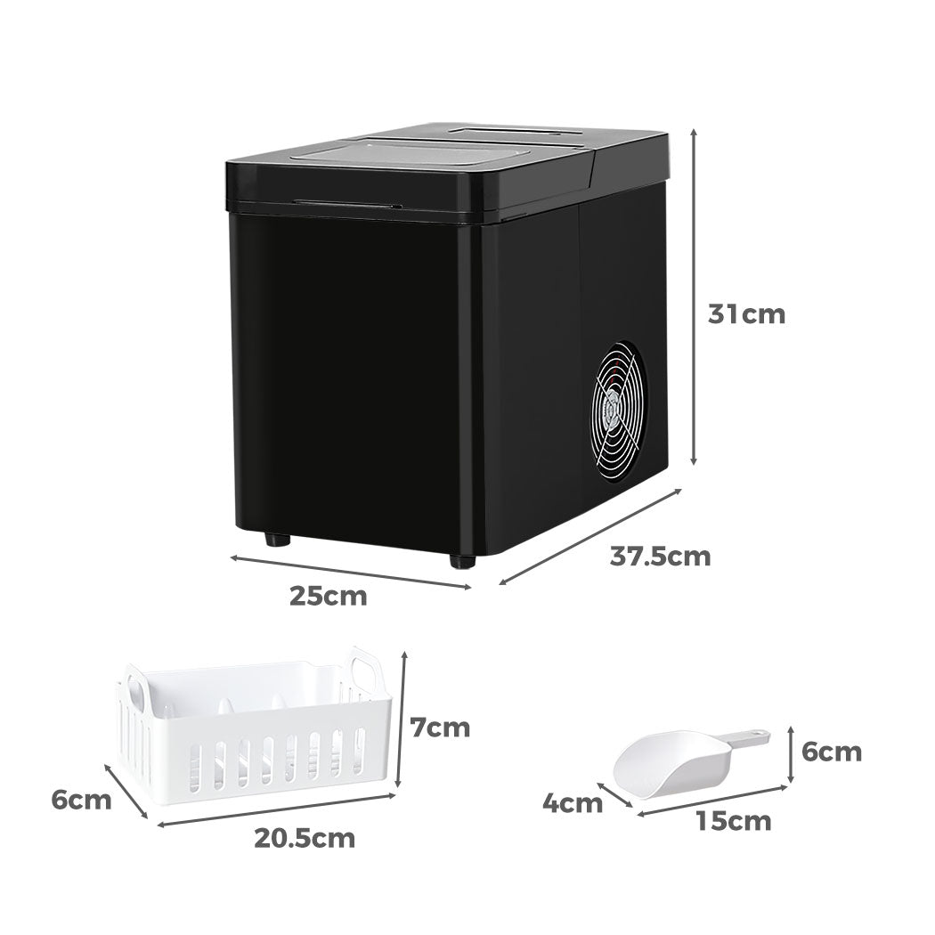Spector Portable Ice Maker Machine 2.1L Black-1910113131238133762