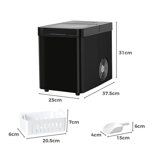 Spector Portable Ice Maker Machine 2.1L Black-1910113131238133762