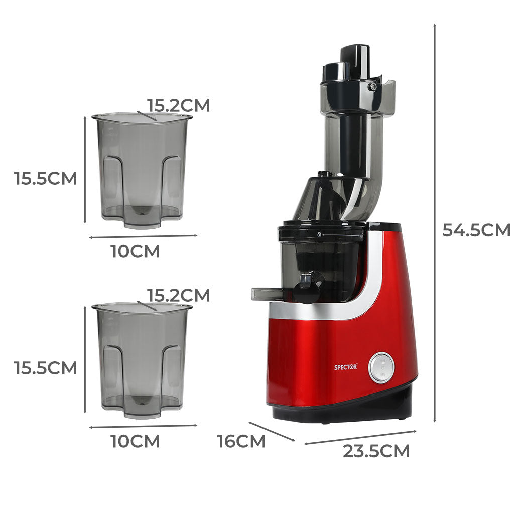 Spector Cold Press Slow Juicer Whole Red-1910113131061972994